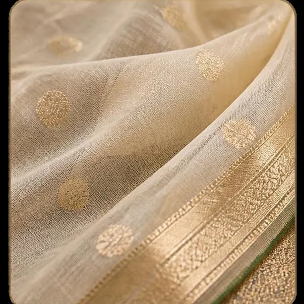 Chanderi silk-cotton saree
